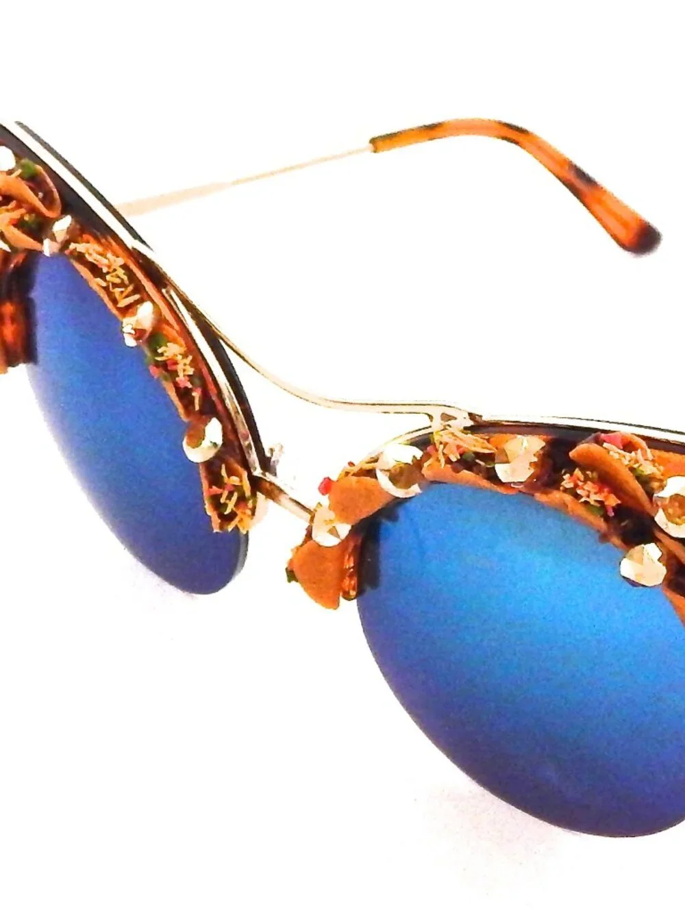 GASOLINE GLAMOUR HOLY TACOMOLE HONEY SUNGLASSES 🌮🌮🌮